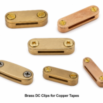Brass DC Clips for Copper Tapes