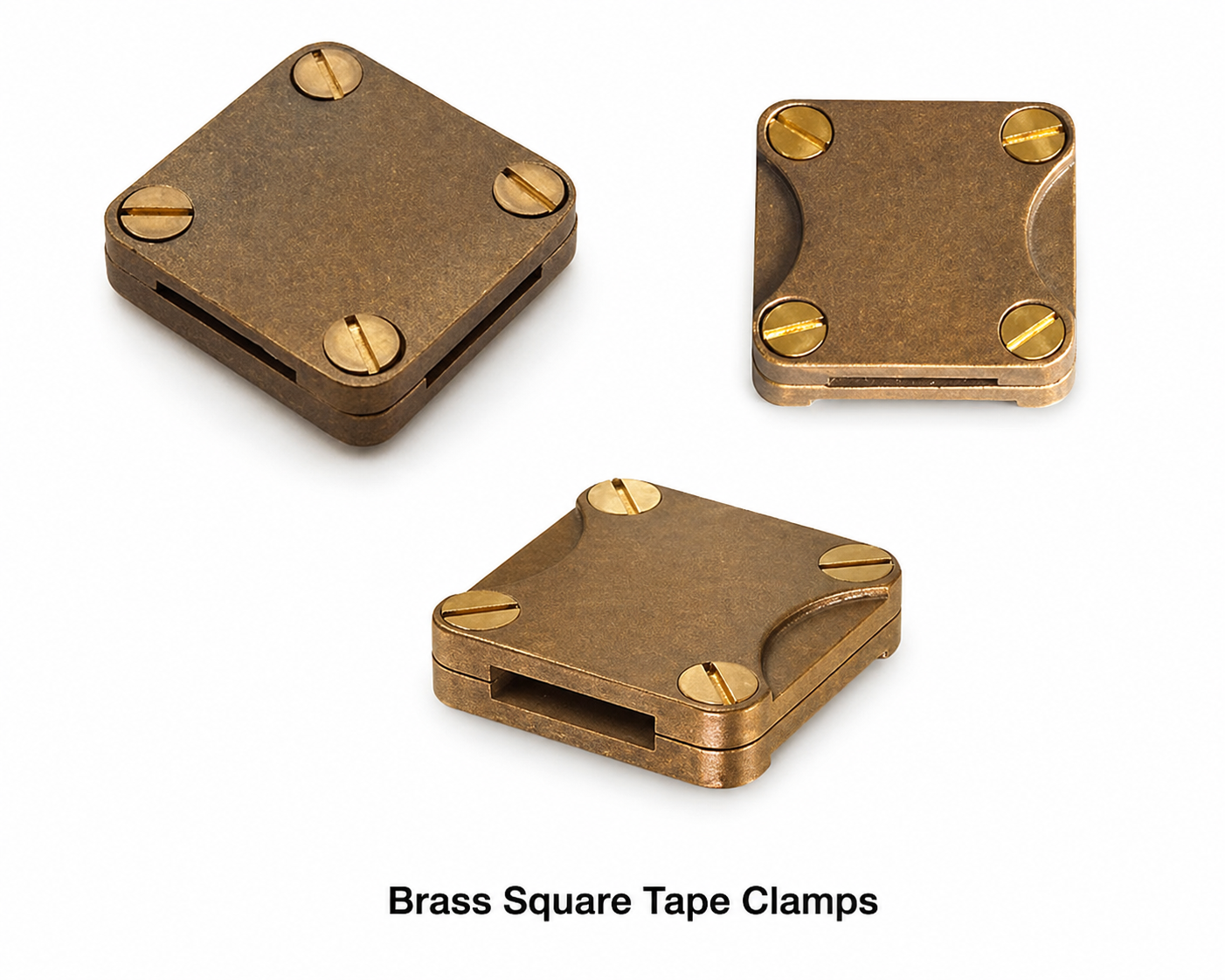 Brass Square Tape Clamps