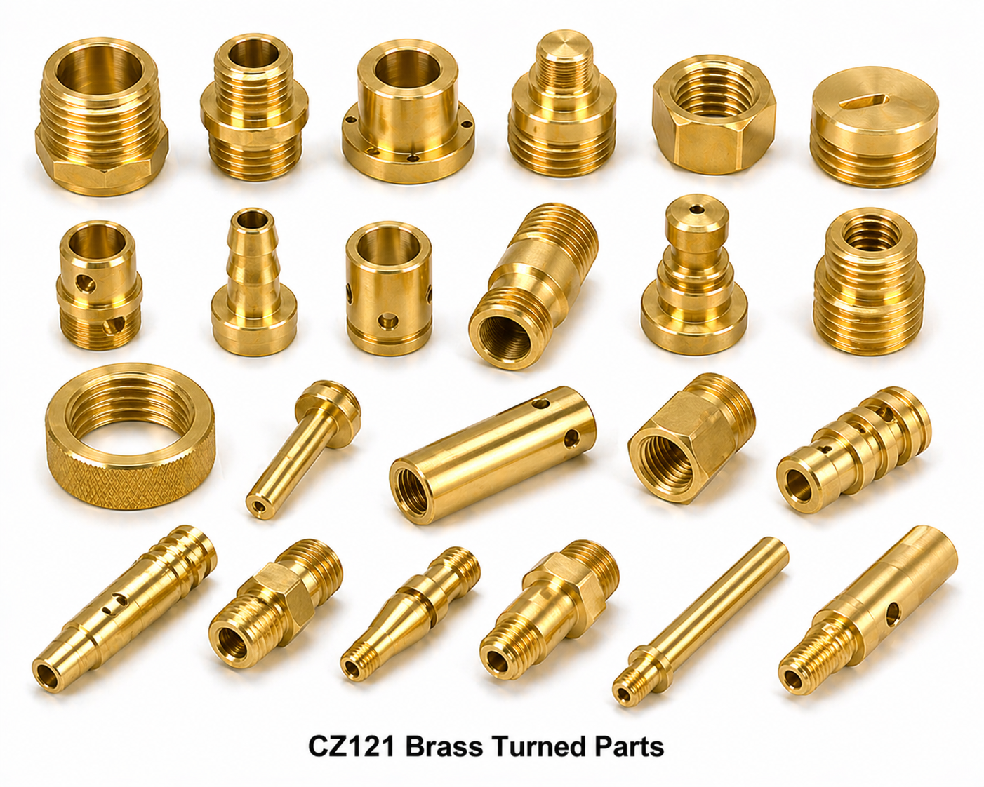 CZ121 Brass Turned Parts