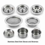 Stainless Steel Sink Sieves and Strainers
