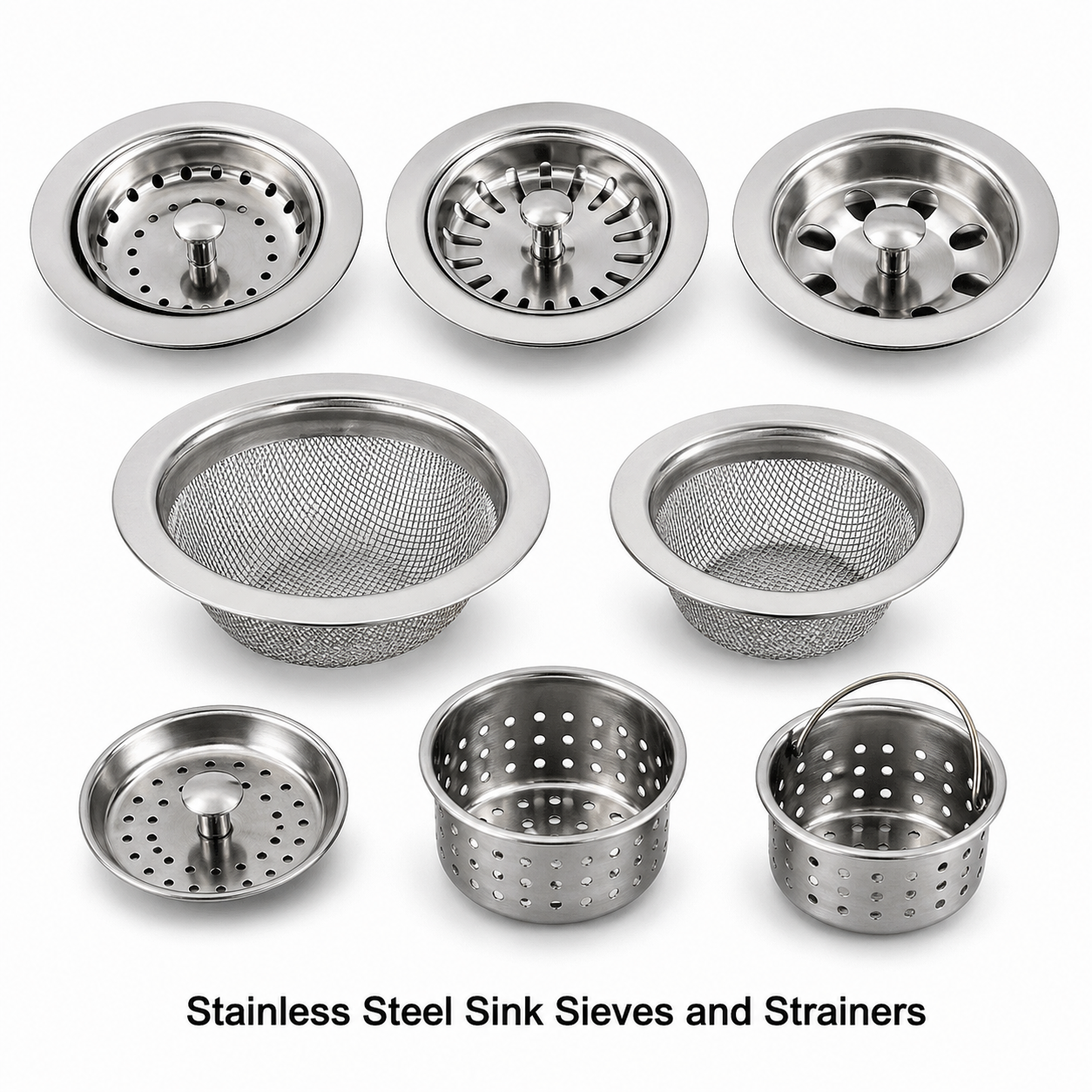 Stainless Steel Sink Sieves and Strainers