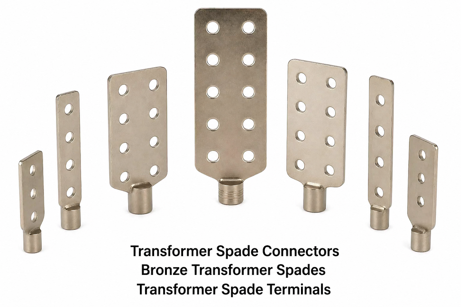 Transformer Spade Connectors, Bronze Transformer Spades, Transformer Spade Terminals