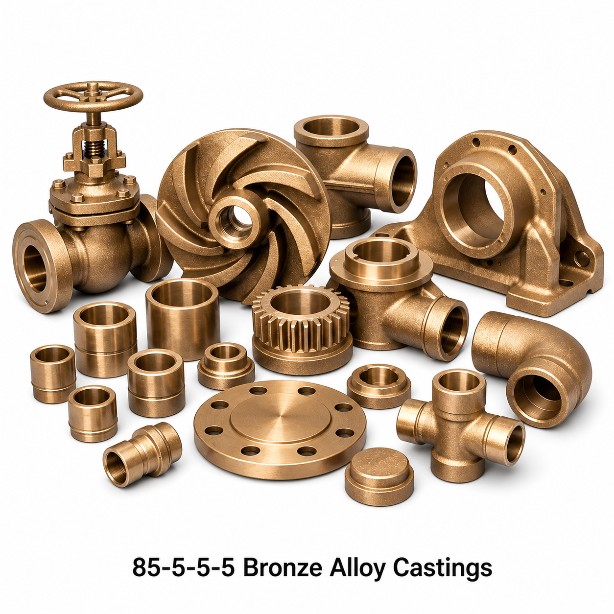 85-5-5-5 Bronze Alloy Castings