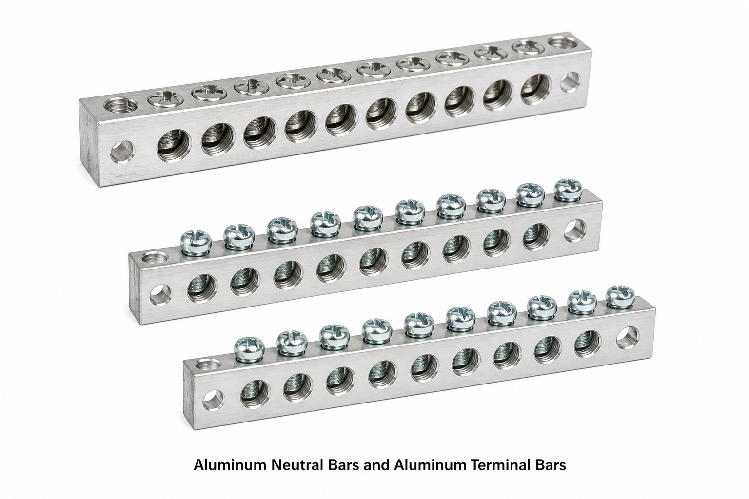 Aluminum Neutral Bars and Aluminum Terminal Bars