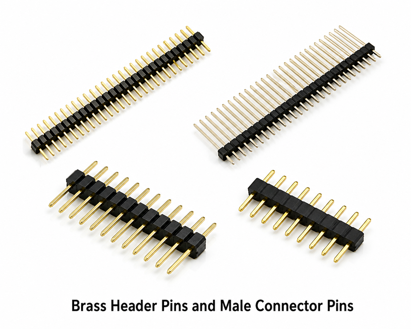 Brass Header Pins and Male Connector Pins
