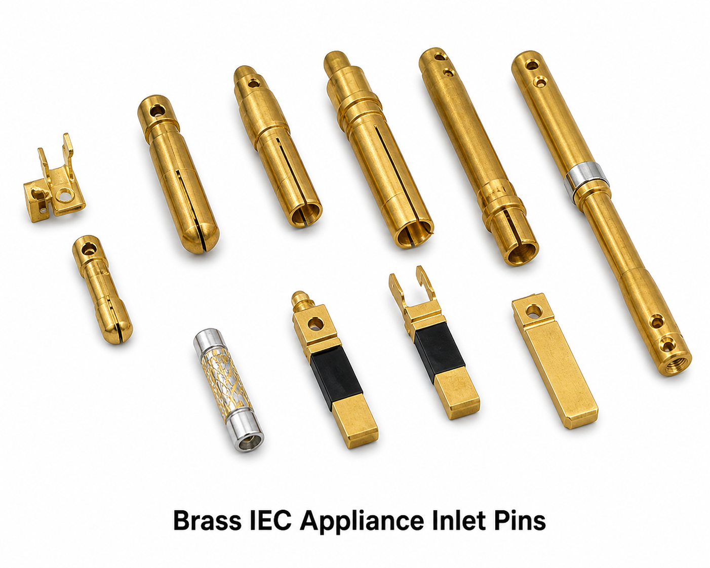 Brass IEC Appliance Inlet Pins