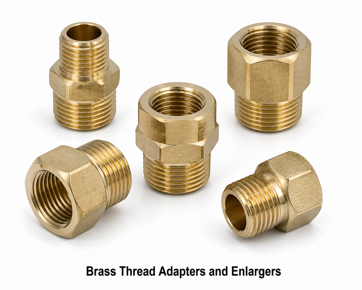 Brass Thread Adapters and Enlargers