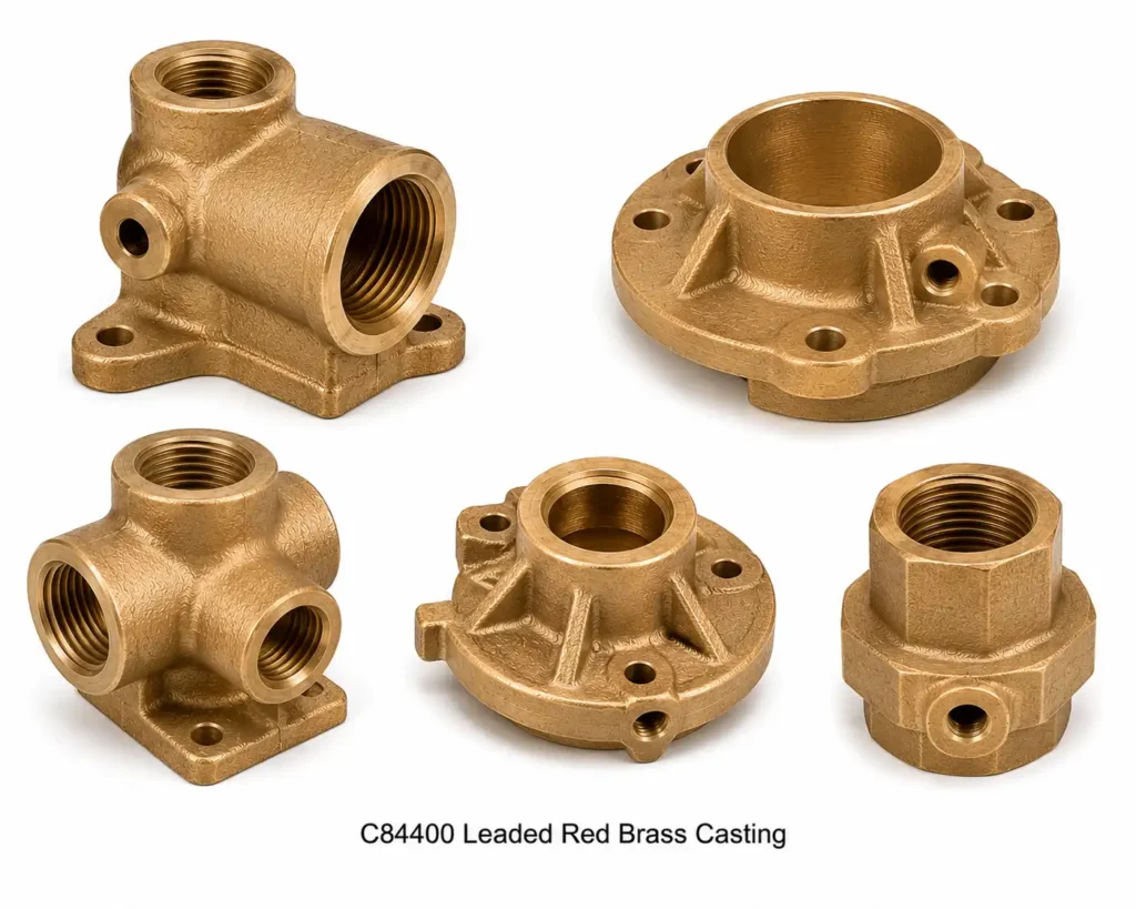 C84400-Leaded-Red-Brass-Casting
