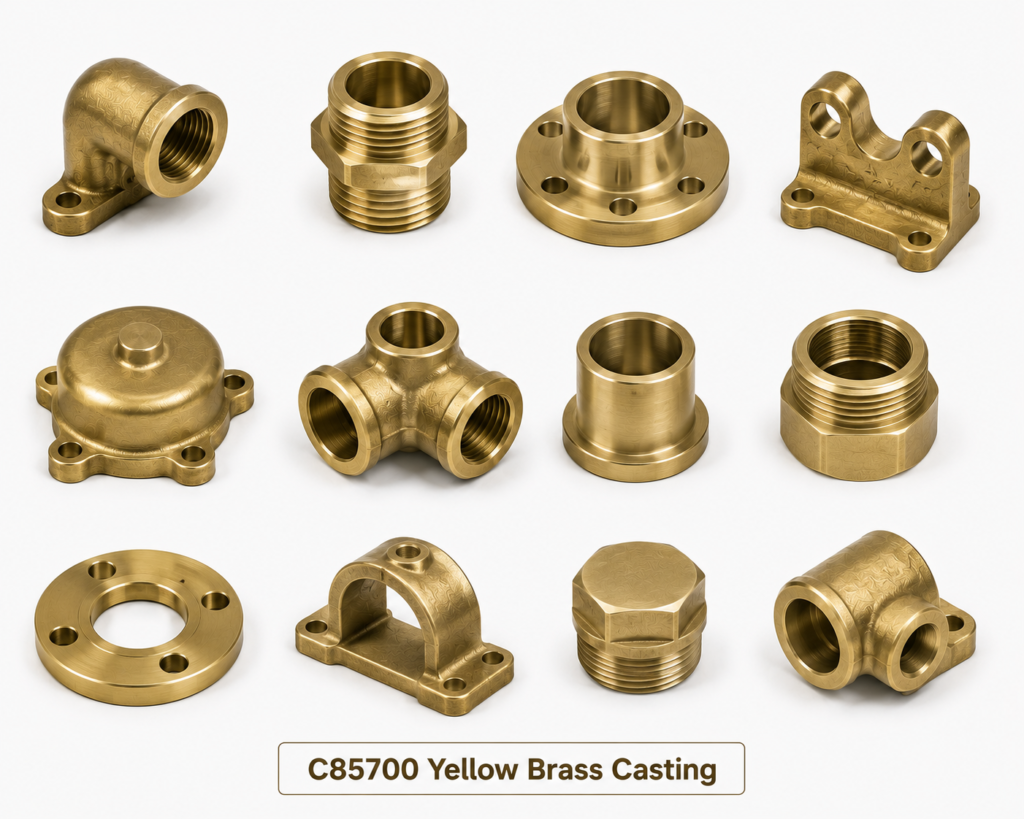 C85700 Yellow Brass Casting 
