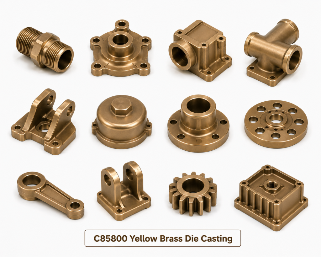 C85800 Yellow Brass Die Casting
