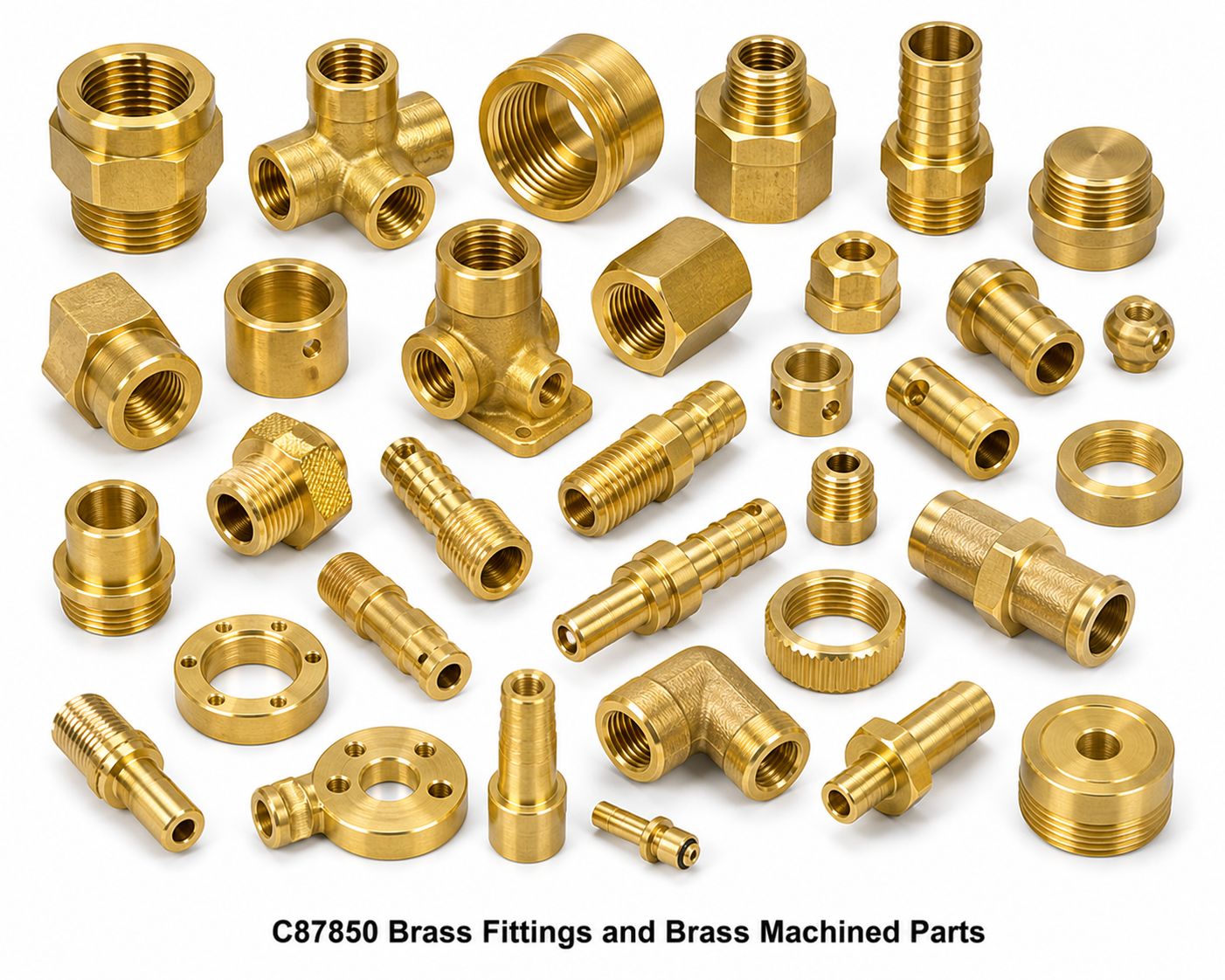C87850 Brass Fittings and Brass Machined Parts