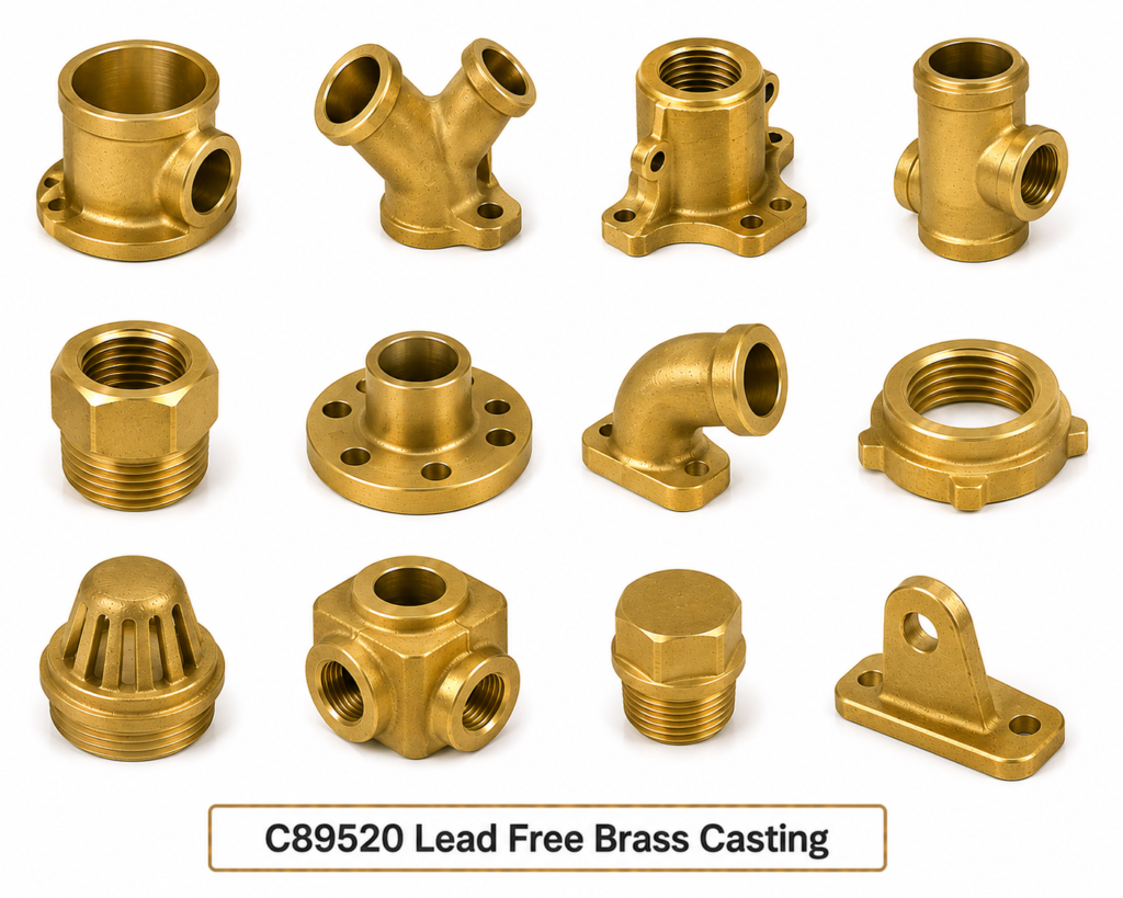 C89520 Lead Free Brass Casting