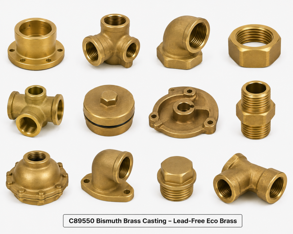 C89550 Bismuth Brass Casting – Lead-Free Eco Brass 