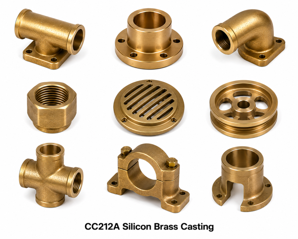 CC212A Silicon Brass Casting