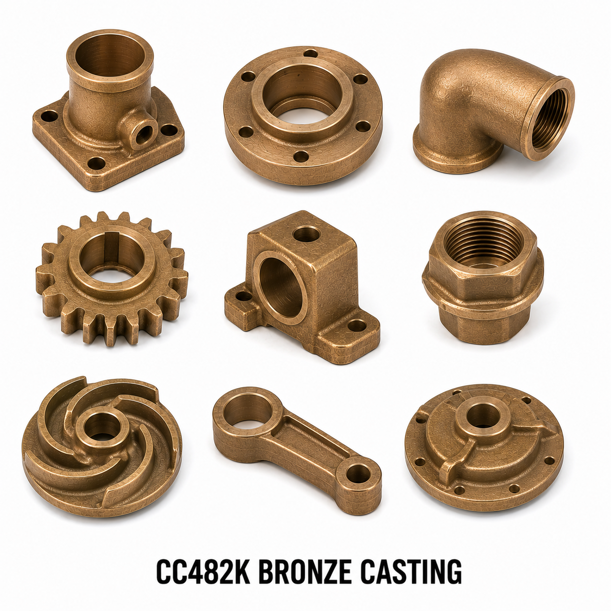 CC482K Bronze Casting
