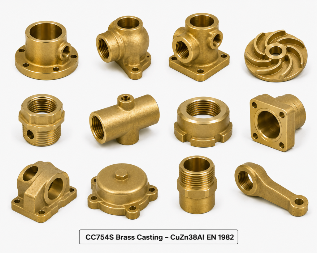 CC754S Brass Casting – CuZn38Al EN 1982