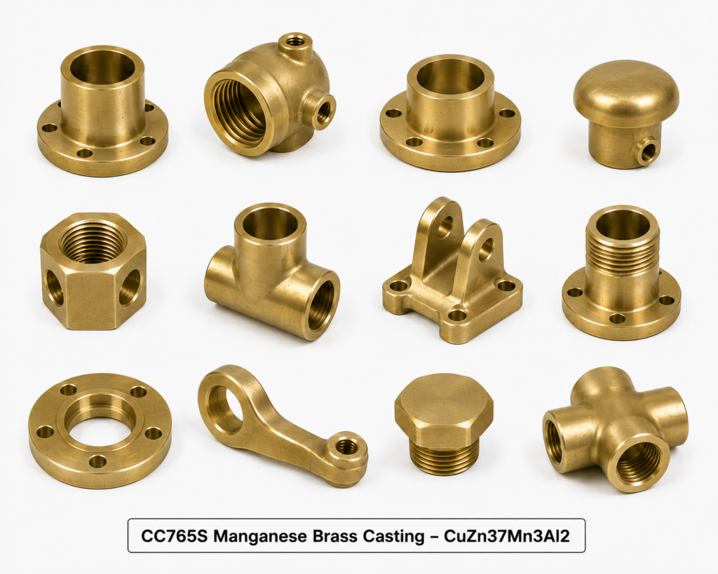 CC765S Manganese Brass Casting – CuZn37Mn3Al2