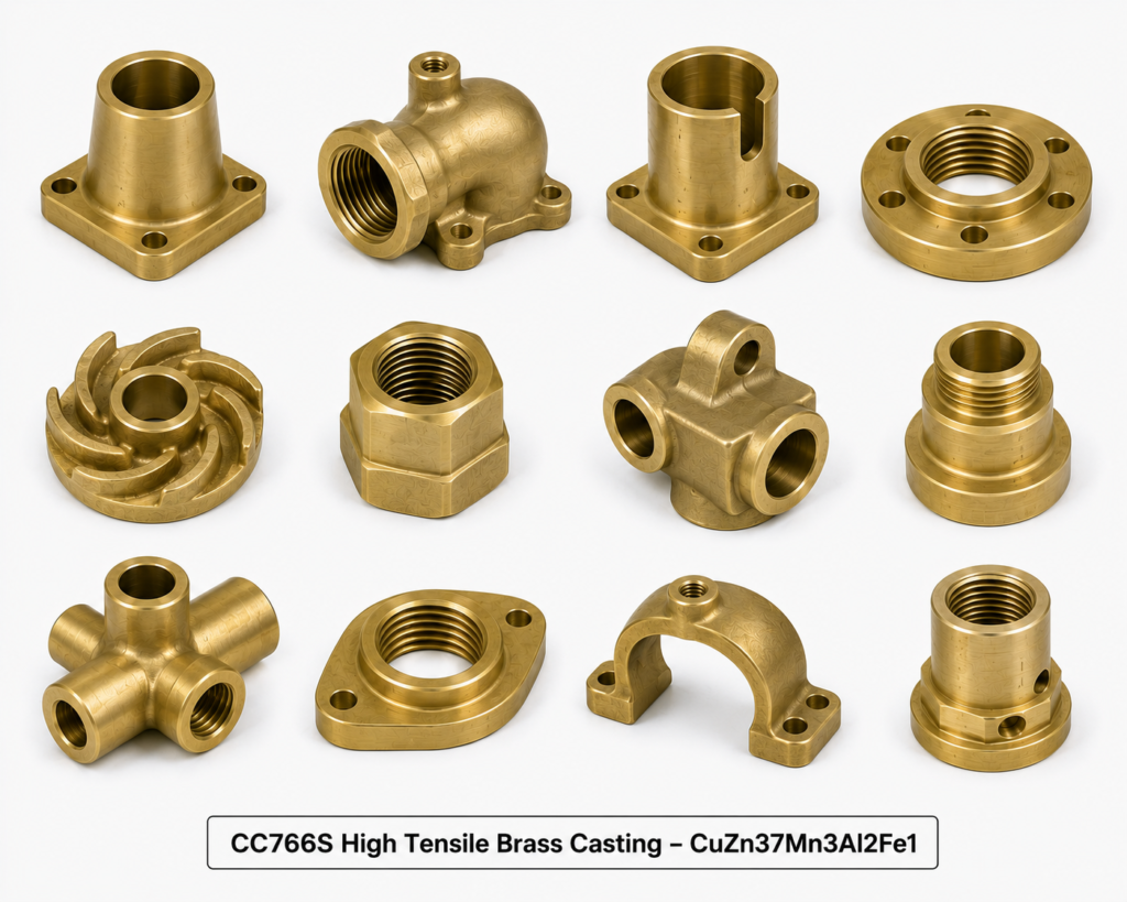 CC766S High Tensile Brass Casting – CuZn37Mn3Al2Fe1
