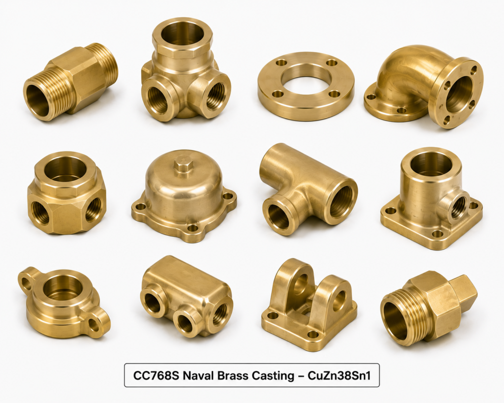CC768S Naval Brass Casting – CuZn38Sn1 