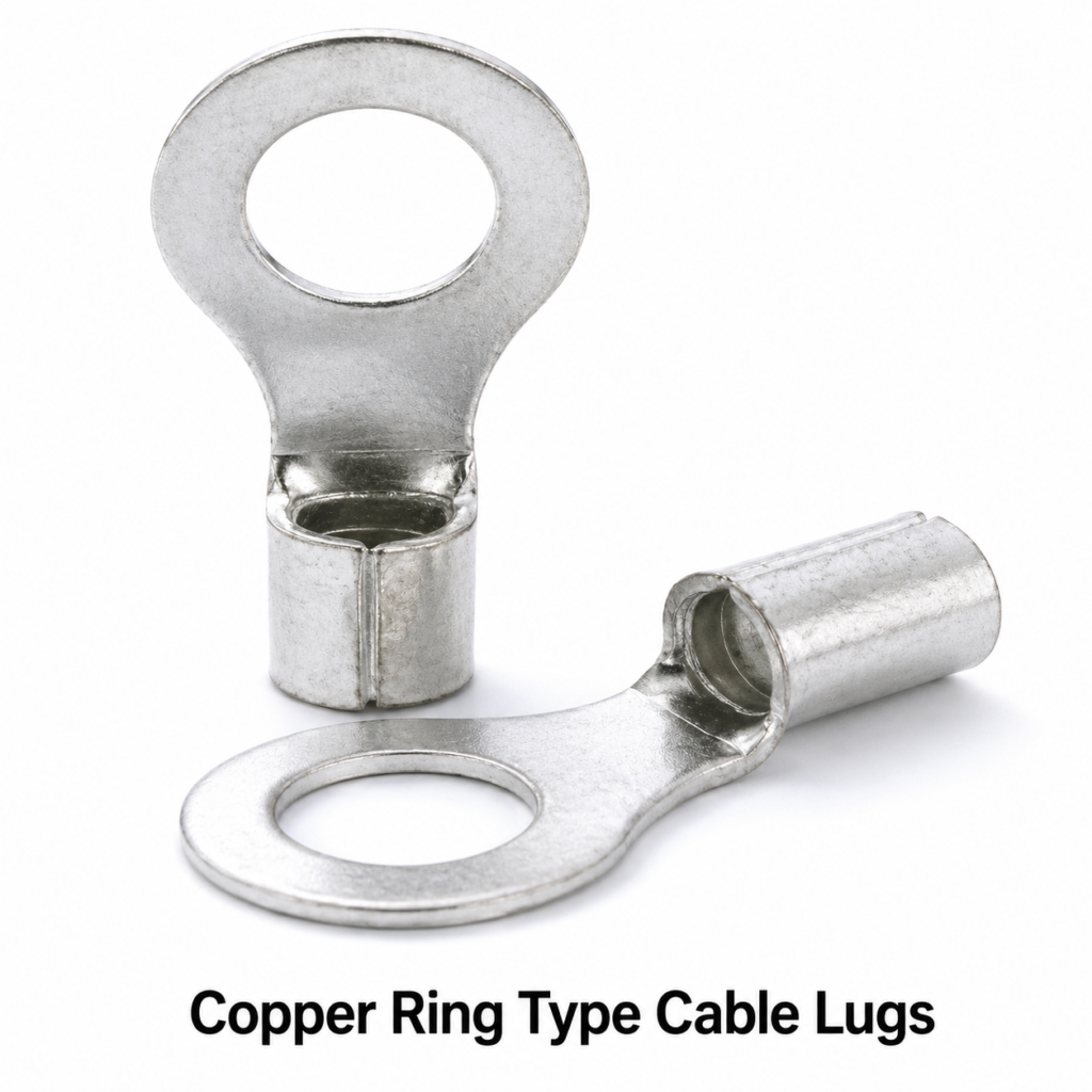 Copper Ring Type Cable Lugs, Copper cable Lugs