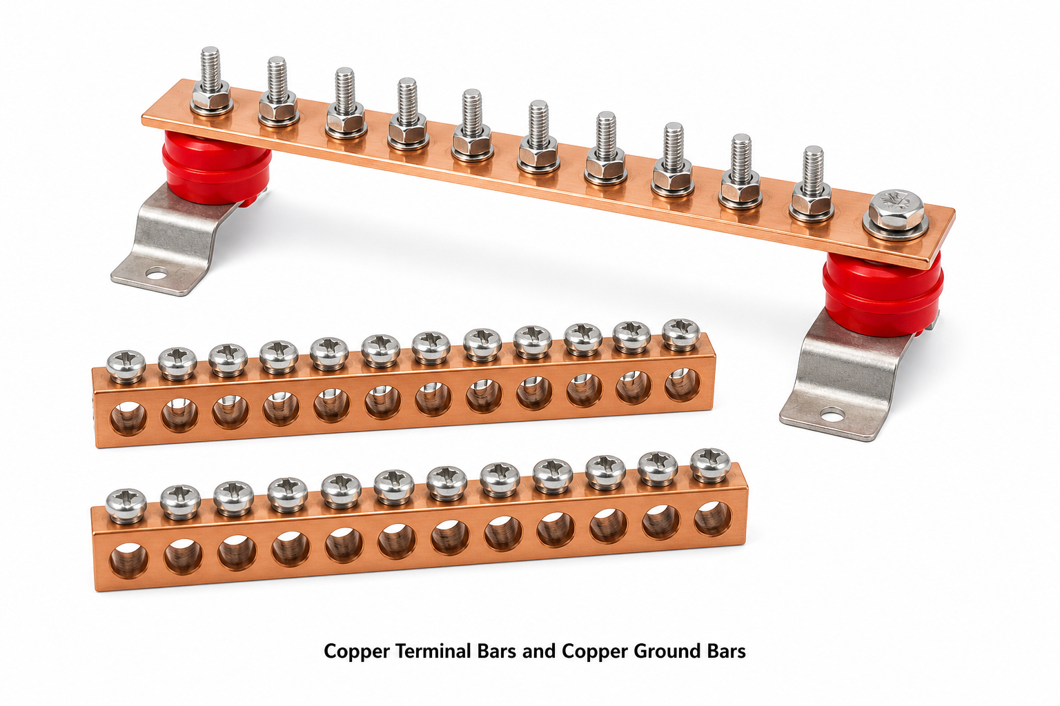 Copper Terminal Bars and Copper Ground Bars