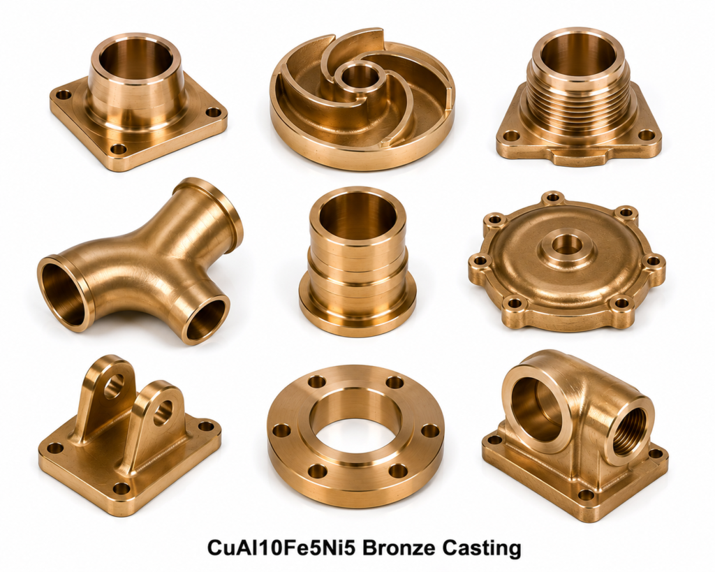 CuAl10Fe5Ni5 Bronze Casting