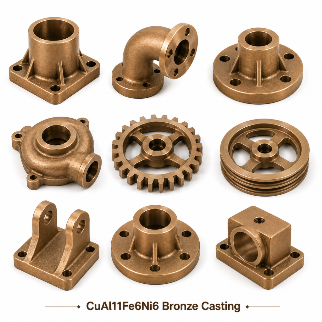 CuAl11Fe6Ni6 Bronze Casting 