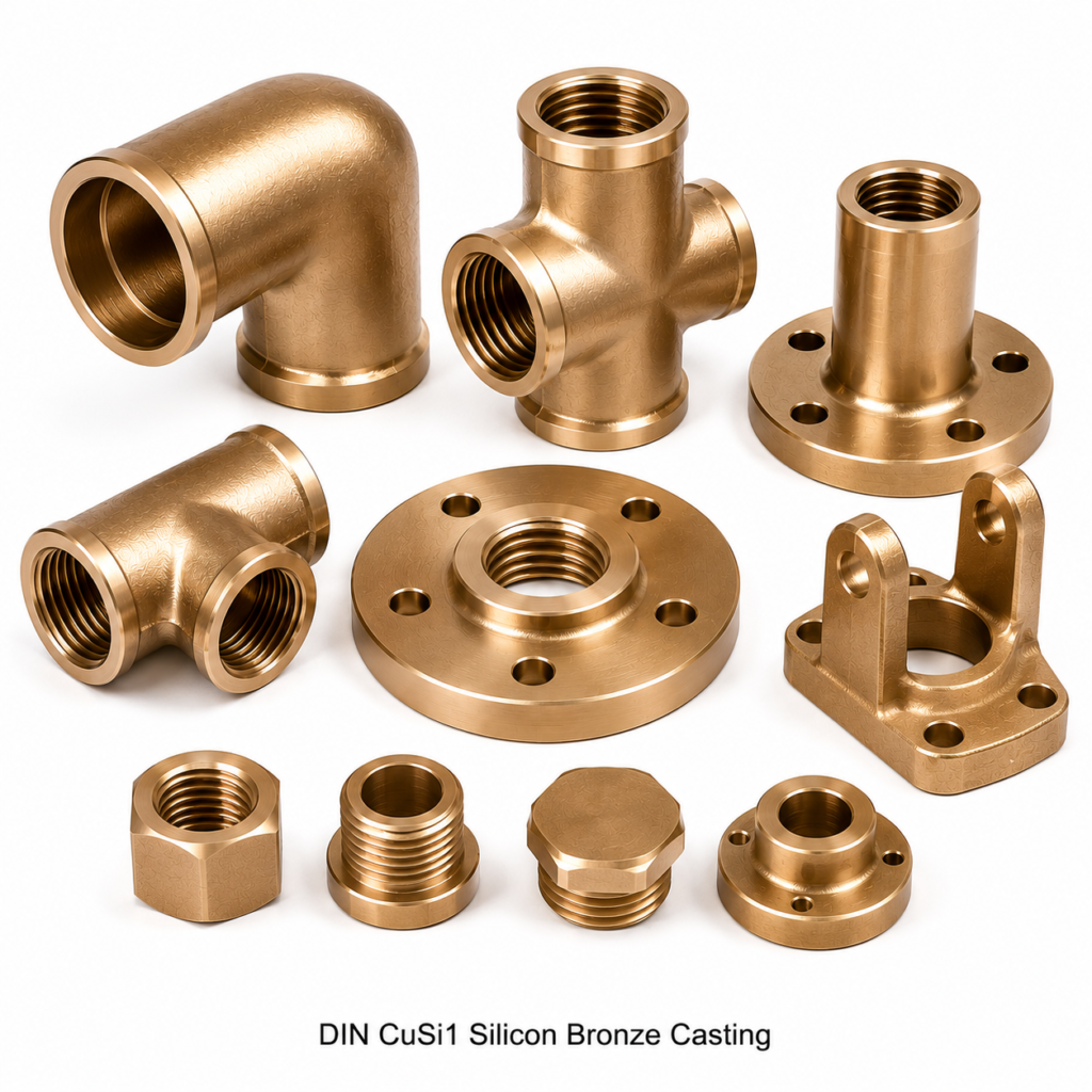 DIN CuSi1 Silicon Bronze Casting