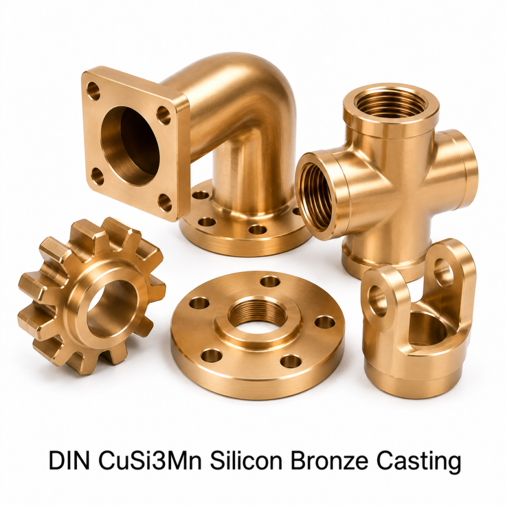 DIN CuSi3Mn Silicon Bronze Casting