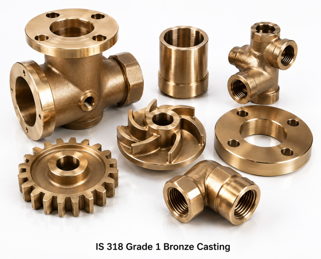 IS 318 Grade 1 Bronze Casting