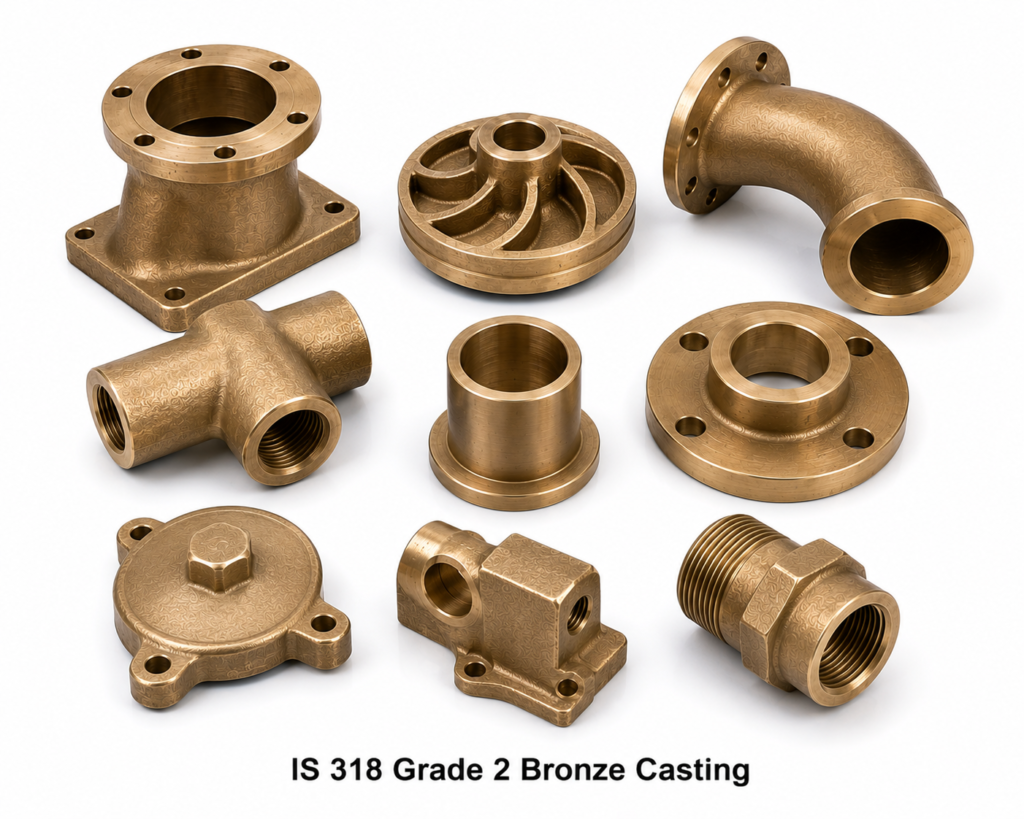 IS 318 Grade 2 Bronze Casting