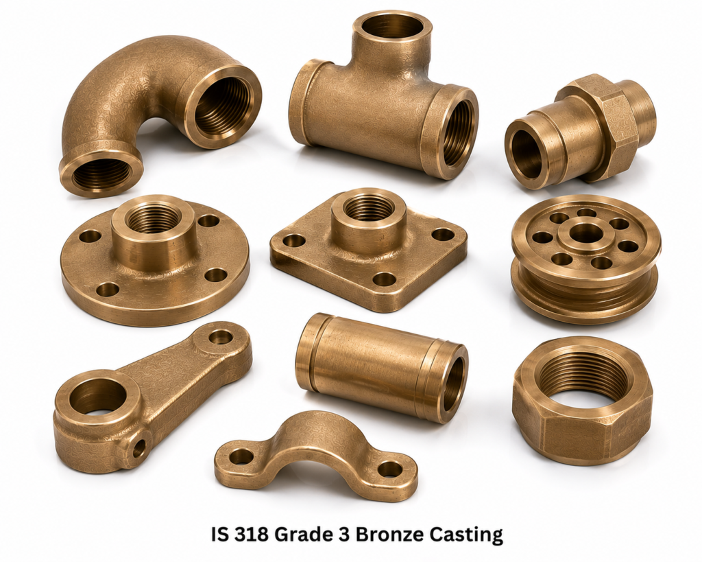 IS 318 Grade 3 Bronze Casting 
