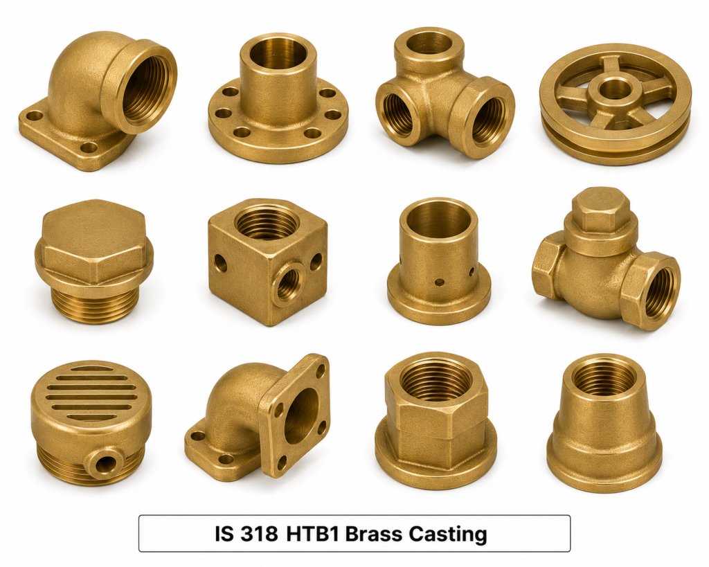 IS 318 HTB1 Brass Casting – High Tensile Brass Grade 1