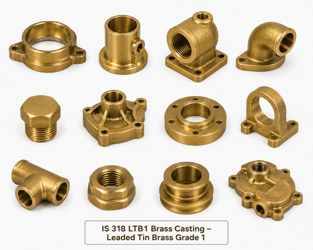 IS 318 LTB1 Brass Casting – Leaded Tin Brass Grade 1