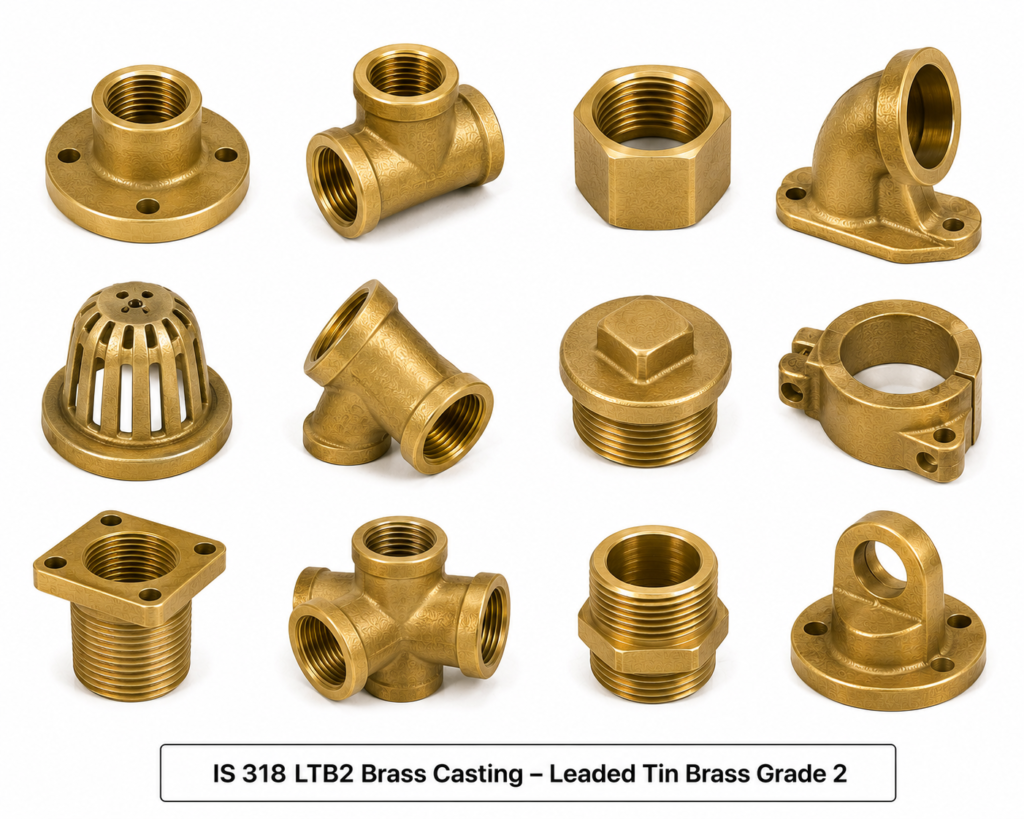 IS 318 LTB2 Brass Casting – Leaded Tin Brass Grade 2 
