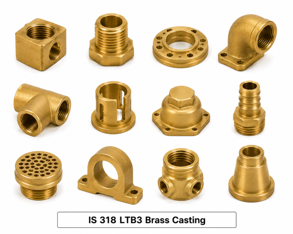 IS 318 LTB3 Brass Casting 