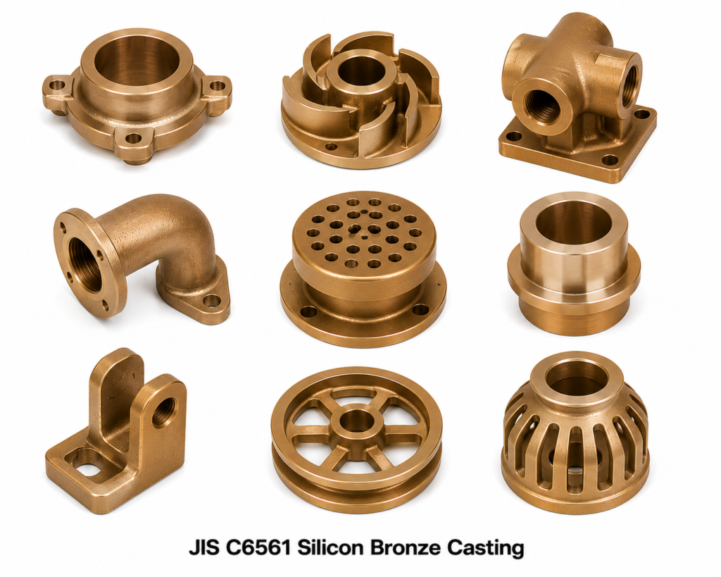 JIS C6561 Silicon Bronze Casting