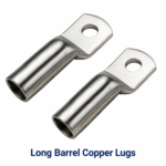 Long Barrel Copper Lugs, Copper Long Barrel Tube lugs
