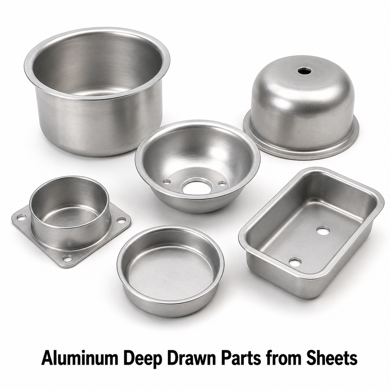 Aluminum Deep Drawn Parts from Sheets