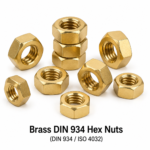 Brass DIN 934 Hex Nuts