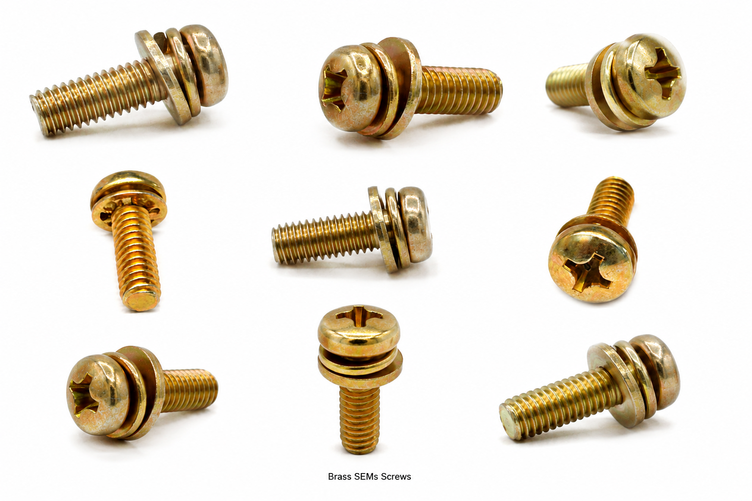 Brass SEMS Screws