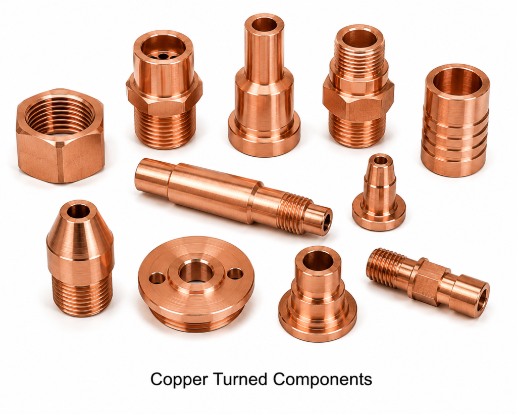 Copper Turned Components