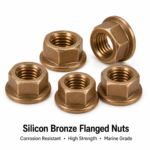 Silicon Bronze Flanged Nuts
