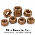 Silicon Bronze Hex Nuts