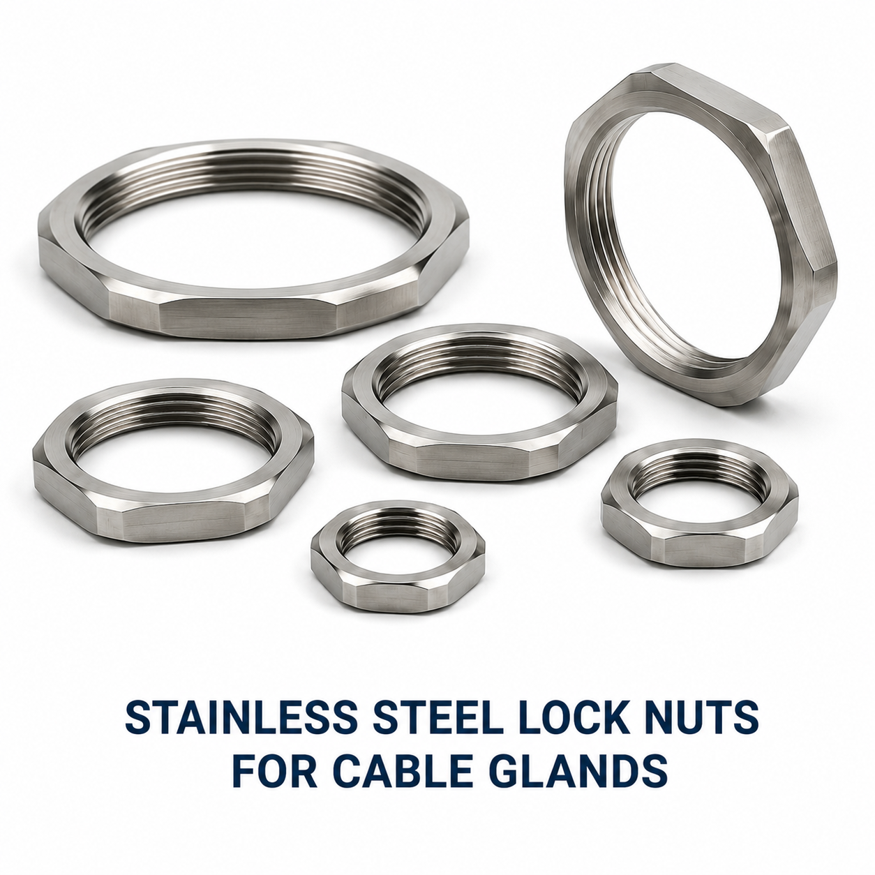 Stainless Steel Lock Nuts for Cable Glands